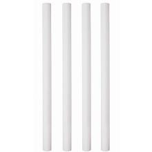 PILARES HUECOS DE PLÁSTICO BLANCO DE 40CM X 1CM 8 UNIDADES