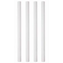 PILARES HUECOS DE PLÁSTICO BLANCO DE 30CM PME, PAQUETE DE 4