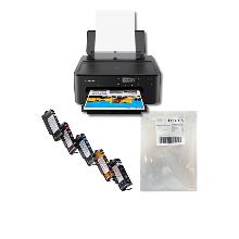 KIT IMPRESORA CANON PIXMA TS705A + PAPEL DE OBLEA 0.6MM + KIT TINTAS COMESTIBLES 580-581