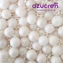 MINI PERLAS 1.5MM + PERLAS 7MM BLANCAS 90GR AZUCREN (SIN E171)