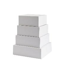 CAJA PARA PASTELERIA BLANCA DE 18CM 10 UNIDADES