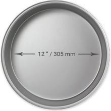 MOLDE REDONDO DE ALUMINIO ANODIZADO PME 30,5 X 5,1 CM