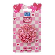 SPRINKLES CORAZONES ROSAS (25G / 0.9OZ) PME