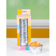 50 CAPSULAS FIESTAS PLATA/PLATA AZUCREN ( 5 CM. DIÁMETRO X 4 CM. ALTURA )