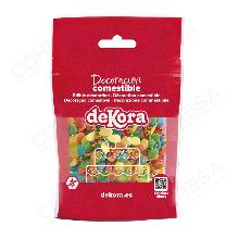 CONFETI AZÚCAR MIX HUEVOS Y MANÁ COLORES 100GR DEKORA