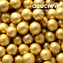 PERLAS ORO METALIZADA AZUCREN 8 MM. 90 GRAMOS