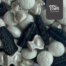 FIGURAS DE FUTBOL DE AZUCAR BOTE 90 GRAMOS AZUCREN