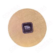 SUPREME BASE REDONDA ORO 25 CM. X 1.2 CM. ALTURA