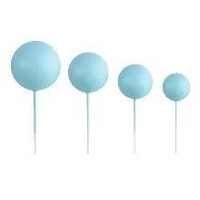 SET 20 BOLAS DECORATIVA AZUL CLARO AZUCREN