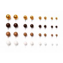 SET 32 BOLAS DECORATIVAS MIX CHOCOLATE AZUCREN