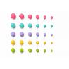 SET 32 BOLAS DECORATIVAS MIX PASTEL AZUCREN
