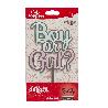 CAKE TOPPER BOY OR GIRL PLATA ROSA Y AZUL  DEKORA