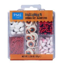 5-EN-1 MEZCLA DE SPRINKLES PARA HALLOWEEN - OJOS SANGRIENTOS (67G)