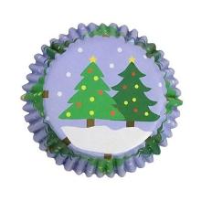 CÁPSULAS FORRADAS DE ALUMINIO - ÁRBOLES DE NAVIDAD, PACK DE 30