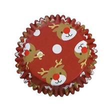 CÁPSULAS FORRADAS DE ALUMINIO - RENO DE NAVIDAD, PACK DE 30 PME