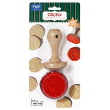 NAVIDAD SET DE 7 SELLOS EN RELIEVE PARA GALLETAS PME