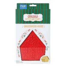 NAVIDAD CORTADORES Y SELLOS DE GALLETAS - CASA DE JENGIBRE (SET DE 3) PME