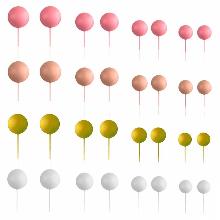 SET 32 BOLAS DECORATIVAS MIX PINK AZUCREN