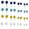 SET 32 BOLAS DECORATIVAS MIX AZUL AZUCREN