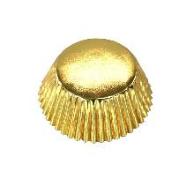 CÁPSULAS PARA HORNEAR METÁLICAS - ORO, PACK DE 30