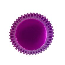 CÁPSULAS PARA HORNEAR METÁLICAS - MORADO, PACK DE 30