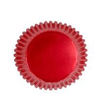 CÁPSULAS PARA HORNEAR METÁLICAS - ROJO, PACK DE 30