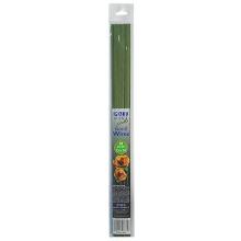 ALAMBRES FLORALES PARA AZUCARERAS VERDE PME CALIBRE 18, 36 CM, PAQUETE DE 50