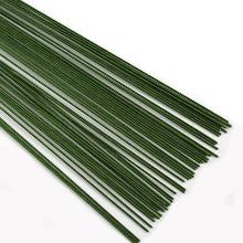 ALAMBRES FLORALES PARA AZUCARERAS VERDE PME CALIBRE 18, 36 CM, PAQUETE DE 50