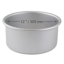 MOLDE PARA PASTEL REDONDO DE ALUMINIO ANODIZADO CON BASE EXTRAÍBLE Ø 305 MM