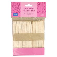 PME PALITOS DE PALETA DE MADERA, PAQUETE DE 50
