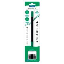 PINCEL Y BOLÍGRAFO FINO PME VERDE OSCURO