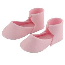 ARTESANALES AZÚCAR TOPPERS - ROSA BEBÉ BOOTEE MEDIO (48 X 20 MM / 1.9 X 0.75” )