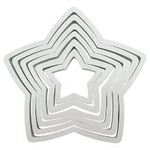 CORTADORES DE ESTRELLAS PME, JUEGO DE 6