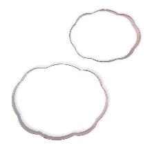 CORTADOR DE PLACAS PARA GALLETAS Y TARTAS ESTILO 3, SET DE 2