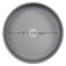 MOLDE PLATEADO ANODIZADO DESMONTABLE PARA PASTELES PME PROFUNDIDAD DE 9 X 3-PULGADAS