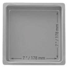 MOLDE PARA PASTELES CUADRADO DE ALUMINIO ANODIZADO PME PROFUNDIDAD DE 7 X 7 X 3-PULGADAS