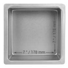 MOLDE PARA PASTELES CUADRADO DE ALUMINIO ANODIZADO PME PROFUNDIDAD DE 7 X 7 X 4-PULGADAS