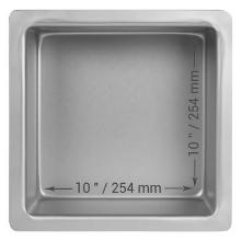 MOLDE PARA PASTELES CUADRADO DE ALUMINIO ANODIZADO PME PROFUNDIDAD DE 10 X 10 X 4-PULGADAS