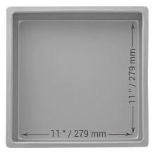 MOLDE PARA PASTELES CUADRADO DE ALUMINIO ANODIZADO PME PROFUNDIDAD DE 11 X 11 X 3-PULGADAS