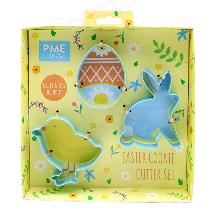 SET DE 3 CORTADORES DE GALLETAS DE PASCUA