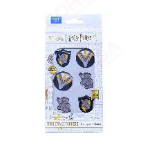 HARRY POTTER TOPPERS COMESTIBLES PARA CUPCAKES, CASA HUFFLEPUFF