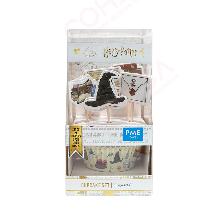 HARRY POTTER SET DE 24 CÁPSULAS PARA CUPCAKES Y TOPPERS CON HOGWARTS
