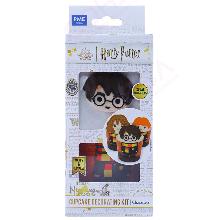 HARRY POTTER SET DE 6  DECORACIÓN DE CUPCAKES CON HARRY, RON Y HERMIONE