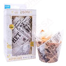 HARRY POTTER TULIPAS PARA MUFFINS, SET DE 24, THE DAILY PROPHET