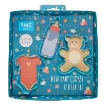 SET DE 3 CORTADORES DE GALLETAS DE BEBÉ