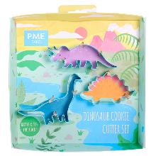 SET DE 3 CORTADORES DE GALLETAS DE DINOSAURIO