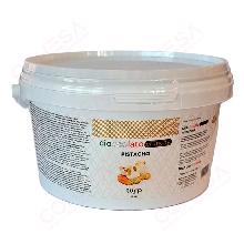 CREMA BLANCA CON PISTACHO CRUNCHY, 3 KG.