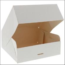 CAJA PARA PASTELERÍA BLANCA 22CM 10 UNIDADES
