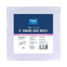 BAKING ESSENTIALS CAKE BOX (152 X 152 X 152MM / 6 X 6 X 6 PULGADAS), SET OF 3