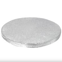  BASE DE TARTA REDONDA PLATEADA Ø 45CM H 1.2CM